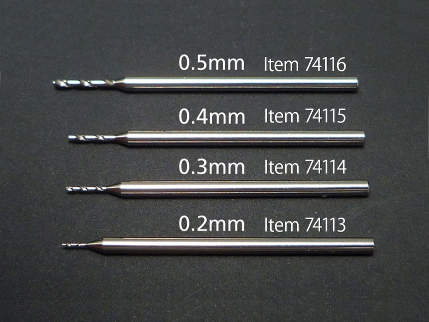 Tamiya Fine Pivot Drill Bit 0.5Mm Shank Dia. 1.0Mm
