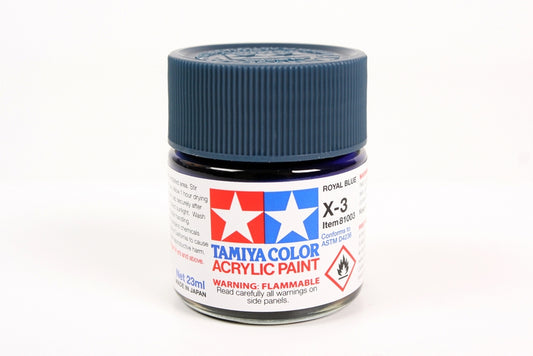Tamiya Acrylic X-3 Royal Blue 23Ml Bottle