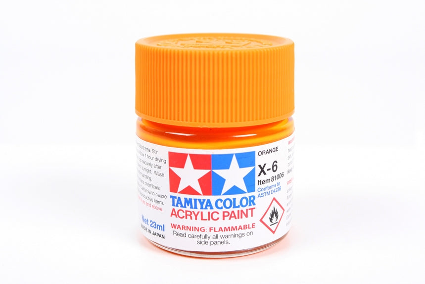 Tamiya Acrylic X-6 Orange 23Ml Bottle