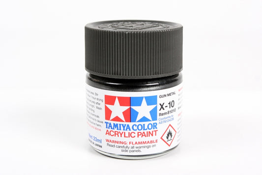 Tamiya Acrylic X-10 Gun Metal 23Ml Bottle