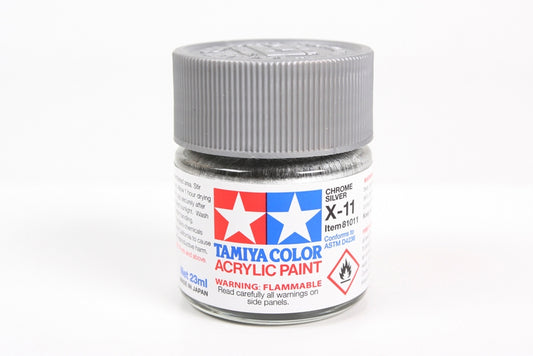 Tamiya Acrylic X-11 Chrome Silver 23Ml Bottle