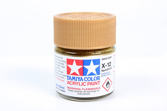 Tamiya Acrylic X-12 Gold Leaf 23Ml Bottle