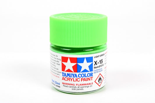 Tamiya Acrylic X-15 Light Green 23Ml Bottle