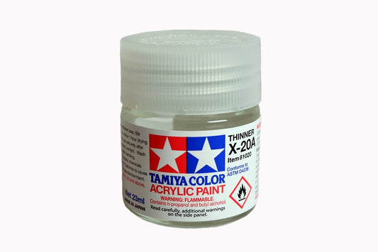 Tamiya X-20A Acrylic/Poly Thinner X-20A 23Ml
