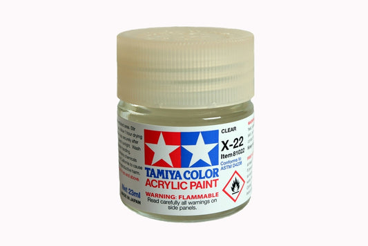 Tamiya Acrylic X-22 Clear 23Ml Bottle