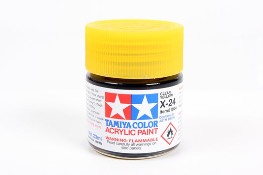 Tamiya Acrylic X-24 Clear Yellow 23Ml Bottle