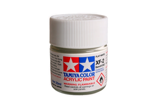 Tamiya Acrylic Xf-2 Flat White 23Ml Bottle