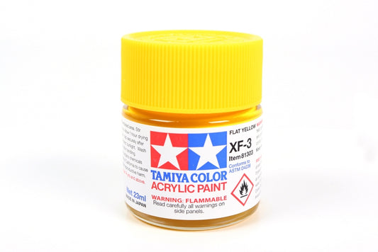 Tamiya Acrylic Xf-3 Flat Yellow 23Ml Bottle