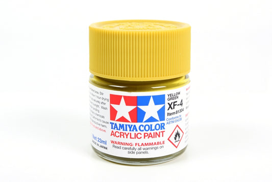 Tamiya Acrylic Xf-4 Yellow Green 23Ml Bottle