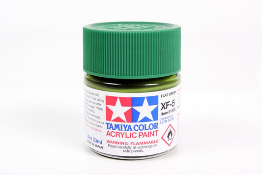 Tamiya Acrylic Xf-5 Flat Green 23Ml Bottle