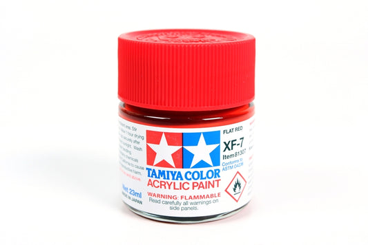 Tamiya Acrylic Xf-7 Flat Red 23Ml Bottle