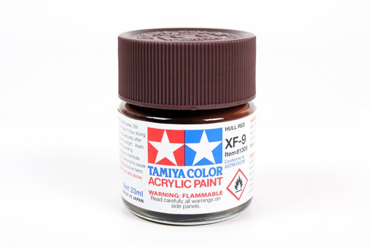 Tamiya Acrylic Xf-9 Hull Red 23Ml Bottle