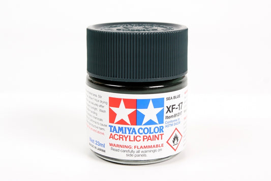 Tamiya Acrylic Xf-17 Sea Blue 23Ml Bottle