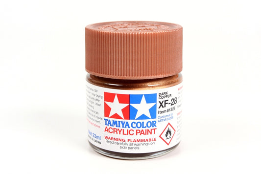 Tamiya Acrylic Xf-28 Dark Copper 23Ml Bottle