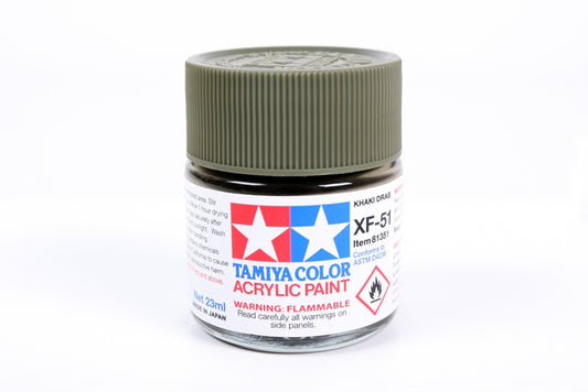 Tamiya Acrylic Xf-51 Khaki Drab 23Ml Bottle