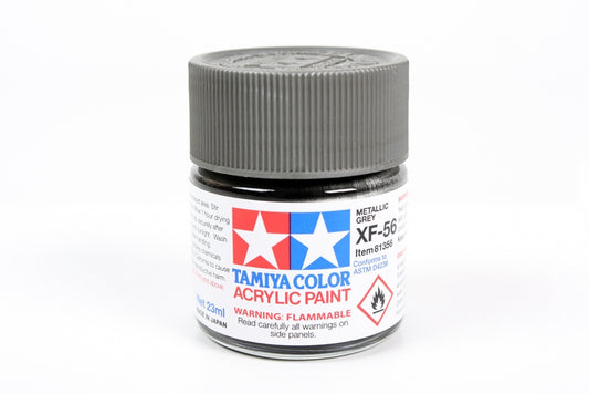 Tamiya Acrylic Xf-56 Metallic Gray 23Ml Bottle