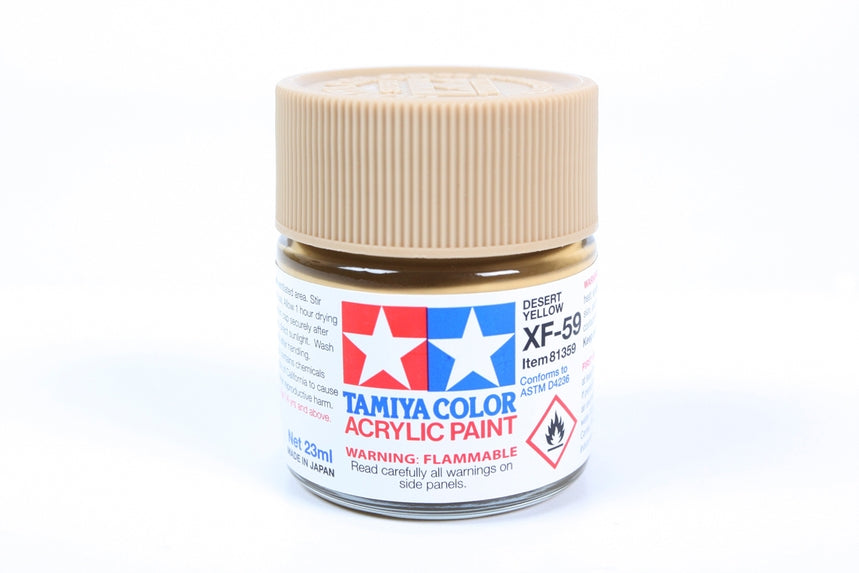 Tamiya Acrylic Xf-59 Desert Yellow 23Ml Bottle