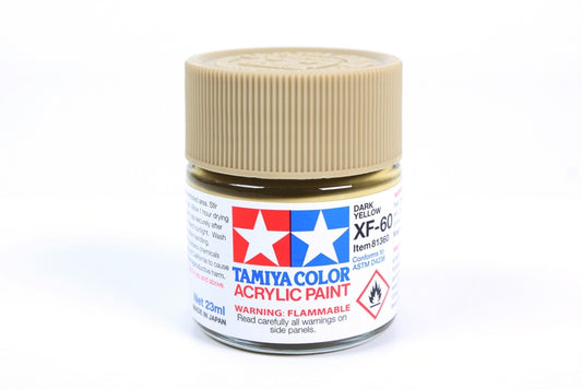 Tamiya Acrylic Xf-60 Dark Yellow 23Ml Bottle