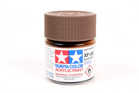 Tamiya Acrylic Xf-68 Nato Brown 23Ml Bottle