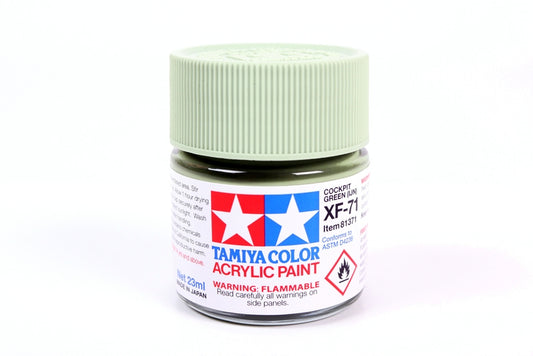 Tamiya Acrylic Xf-71 Cockpit Green 23Ml Bottle