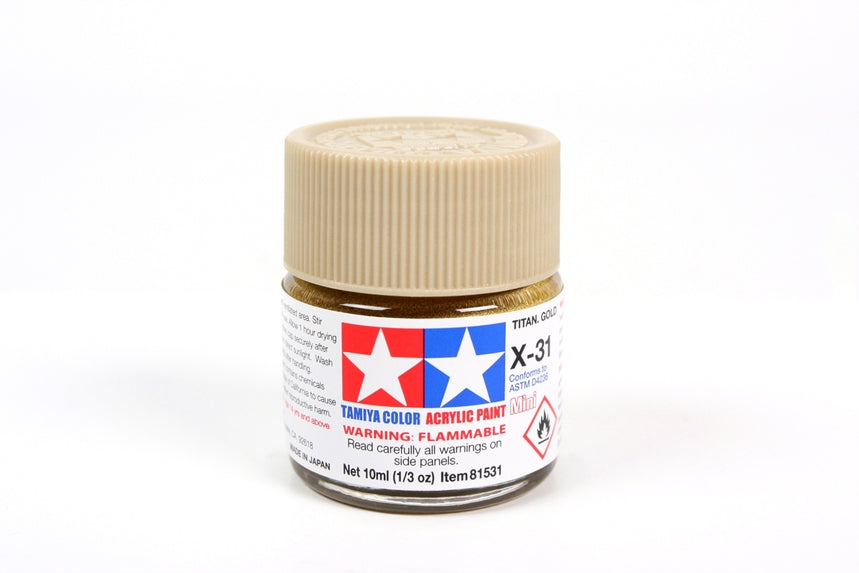 Tamiya Acrylic Mini X-31 Titan Gold