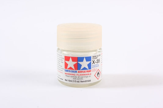 Tamiya Acrylic Mini X-35 Semi Gloss Clear
