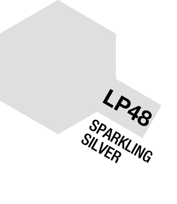 Tamiya Lacquer Lp-48 Sparkling Silver