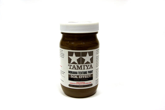 Tamiya Diorama Texture Paint 250Ml Soil Effect, Dark Earth