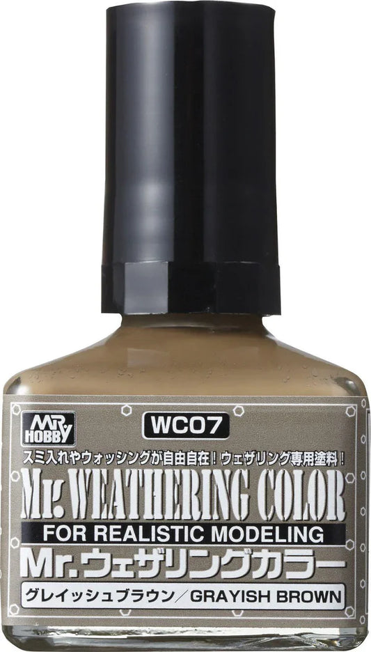 Mr. Hobby - Mr. Weathering Color WC07 GRAYISH BROWN