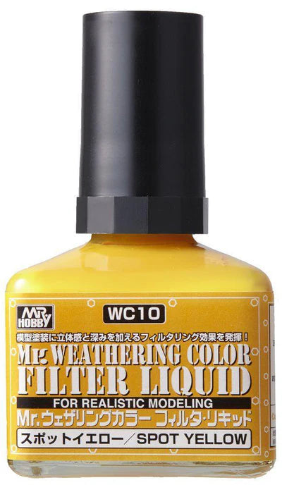 Mr. Hobby - Mr. Weathering Color WC10 FILTER LIQUID YELLOW