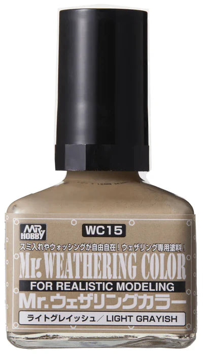 Mr. Hobby - Mr. Weathering Color WC15 LIGHT GRAYISH