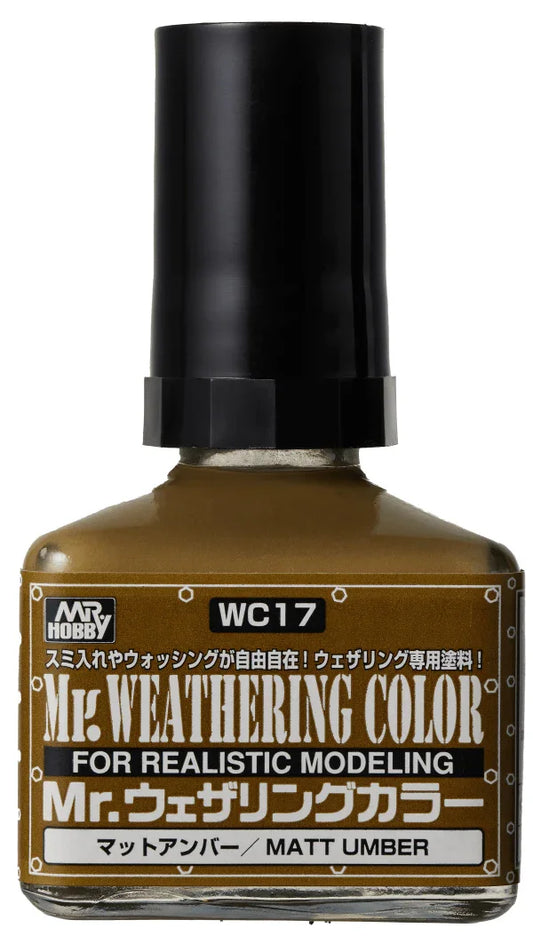 Mr. Hobby - Mr. Weathering Color WC17 MATTE UMBER