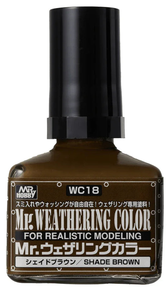 Mr. Hobby - Mr. Weathering Color WC18 SHADE BROWN