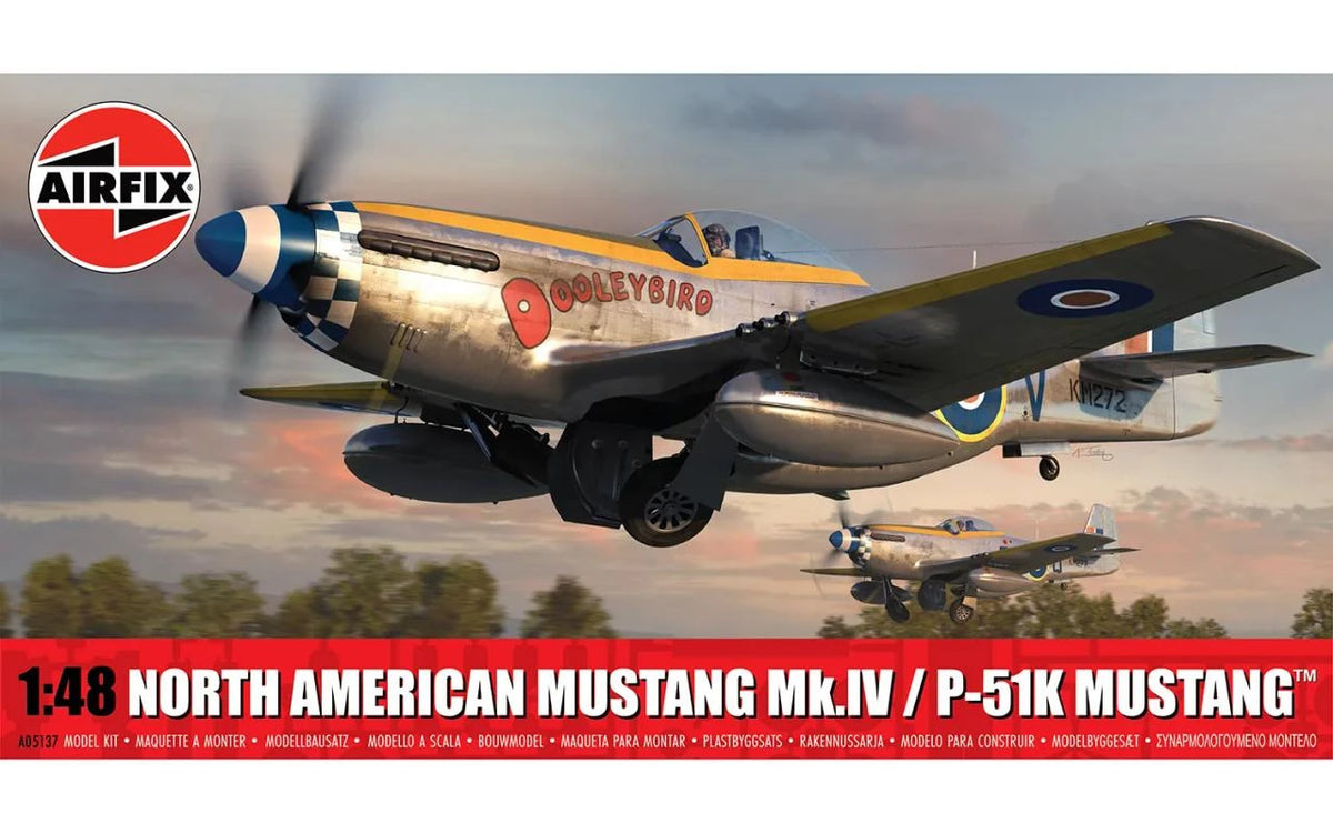 Airfix 1/48 North American Mustang Mk.IV / P-51K mustang