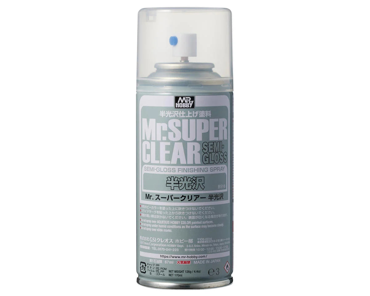Mr. Hobby - Mr. Super Clear Semi-Gloss Spray