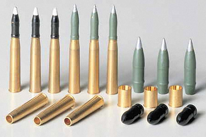 Tamiya Stug III Brass Projectiles 7.5Cm & 10.5Cm