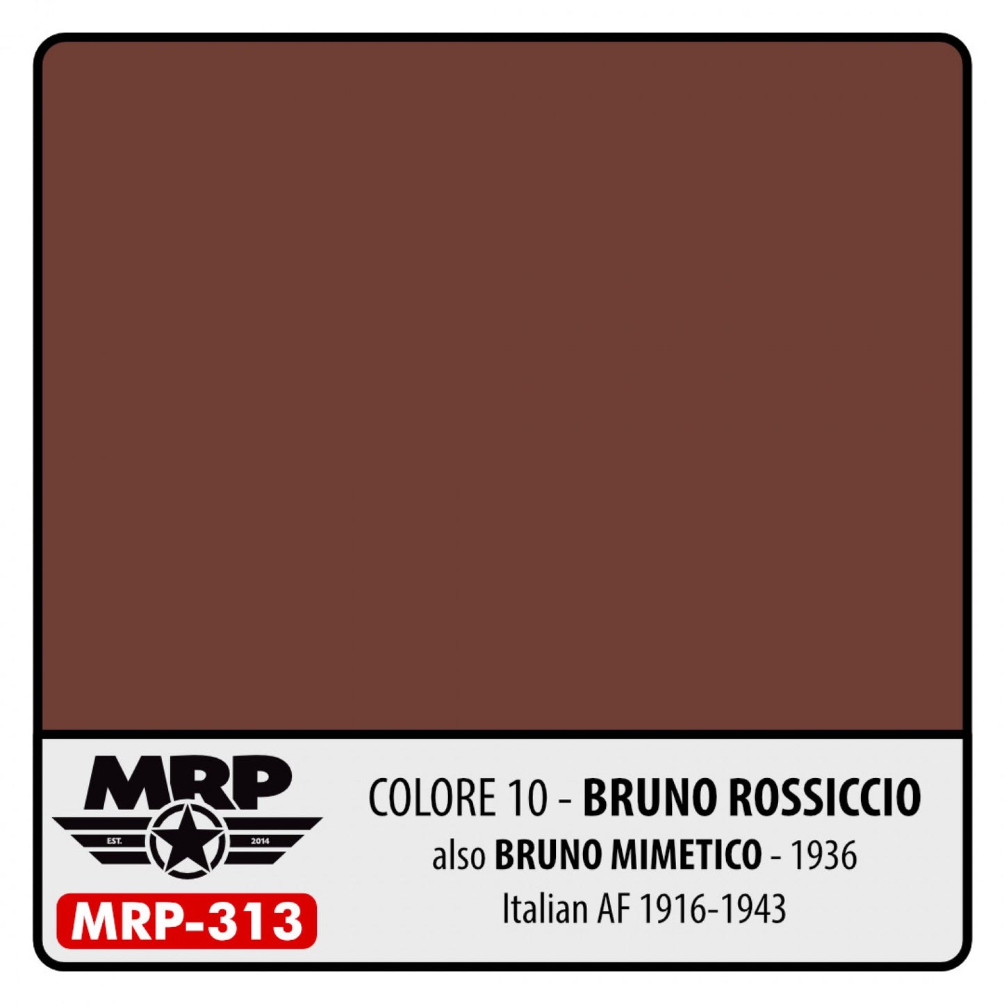 MRP Colore 10 – Bruno Rossiccio also Bruno Mimetico – 1936 (Italian AF 1916-43)