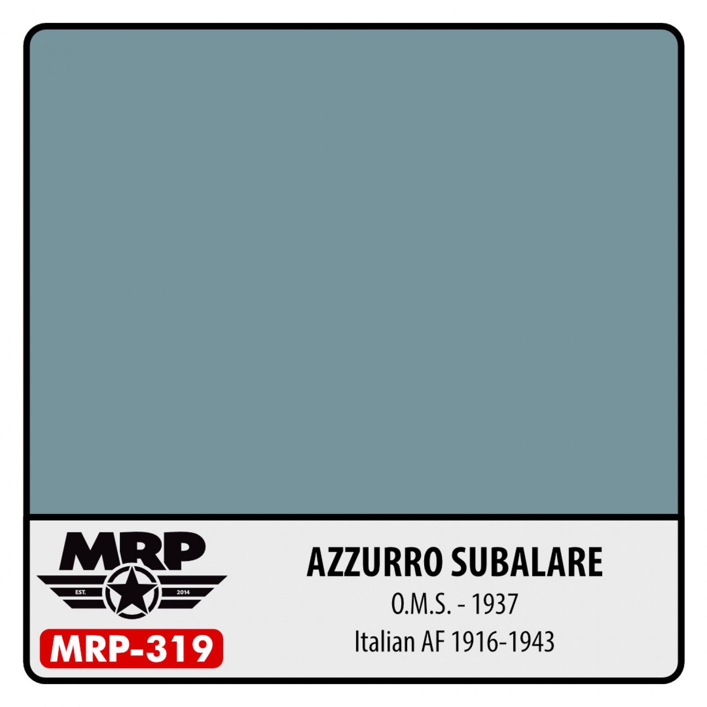 MRP Azzurro Subalare – O.M.S. 1937 (Italian AF 1916-43)