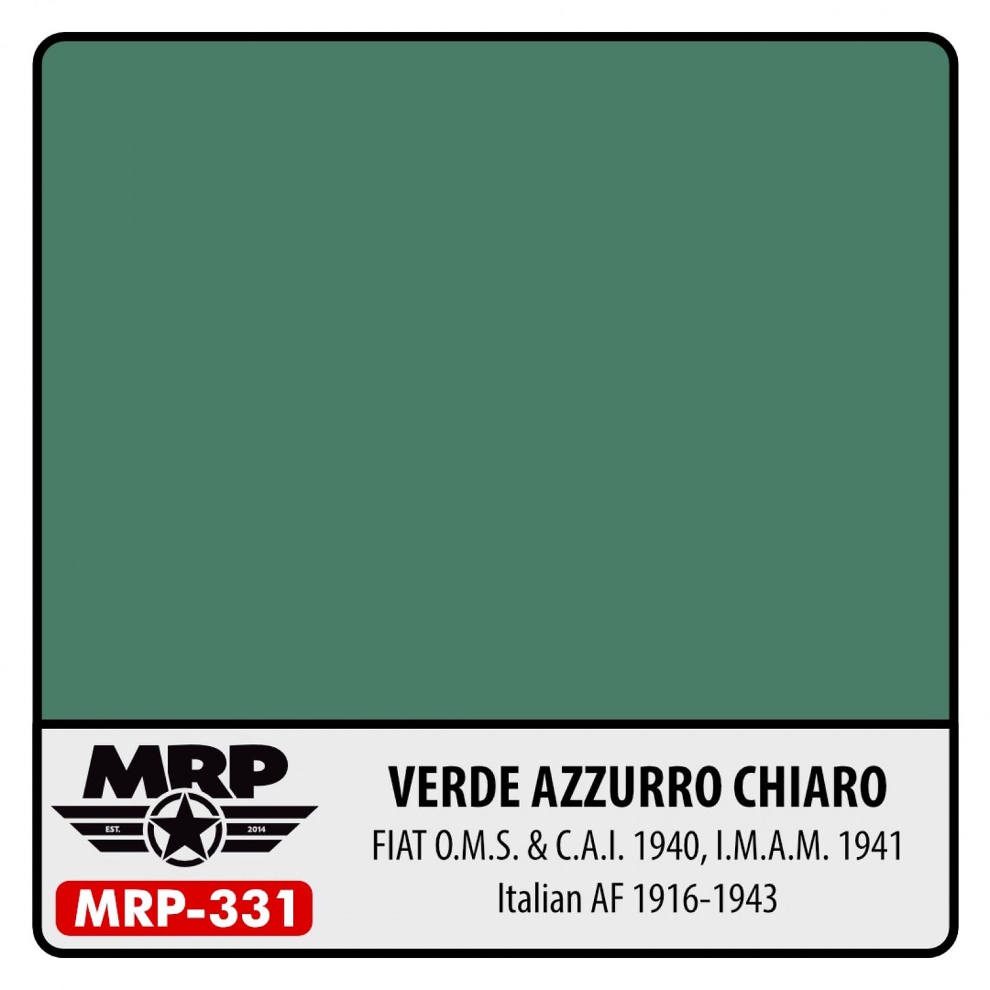 MRP Verde Azzurro Chiaro – FIAT O.M.S. & C.A.I. 1940, I.M.A.M. 1941 (Italian AF 1916-43)