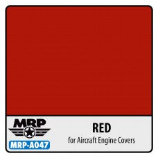 MRP-A047 Red Engine covers for aircraft - Mr. Paint Aqua