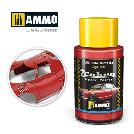 AMMO COBRA MOTOR PHOENIX RED 0314