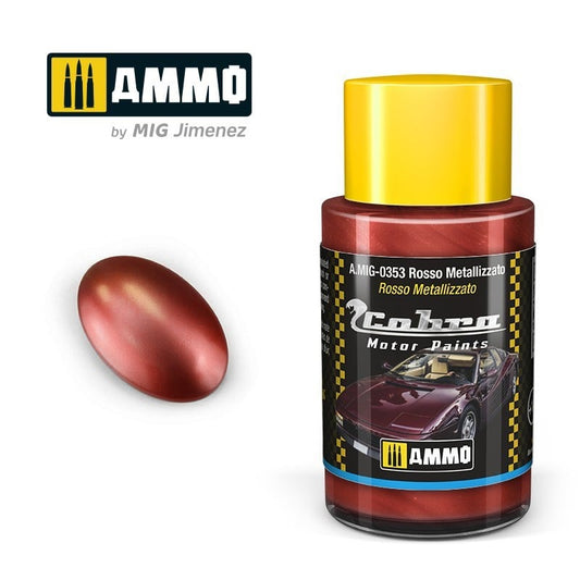 AMMO COBRA ROSSO METALLIZZATO 0353