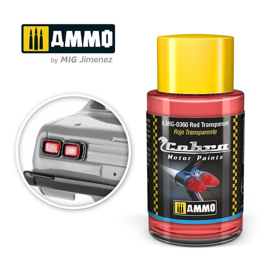AMMO Cobra Motor Red Transparent