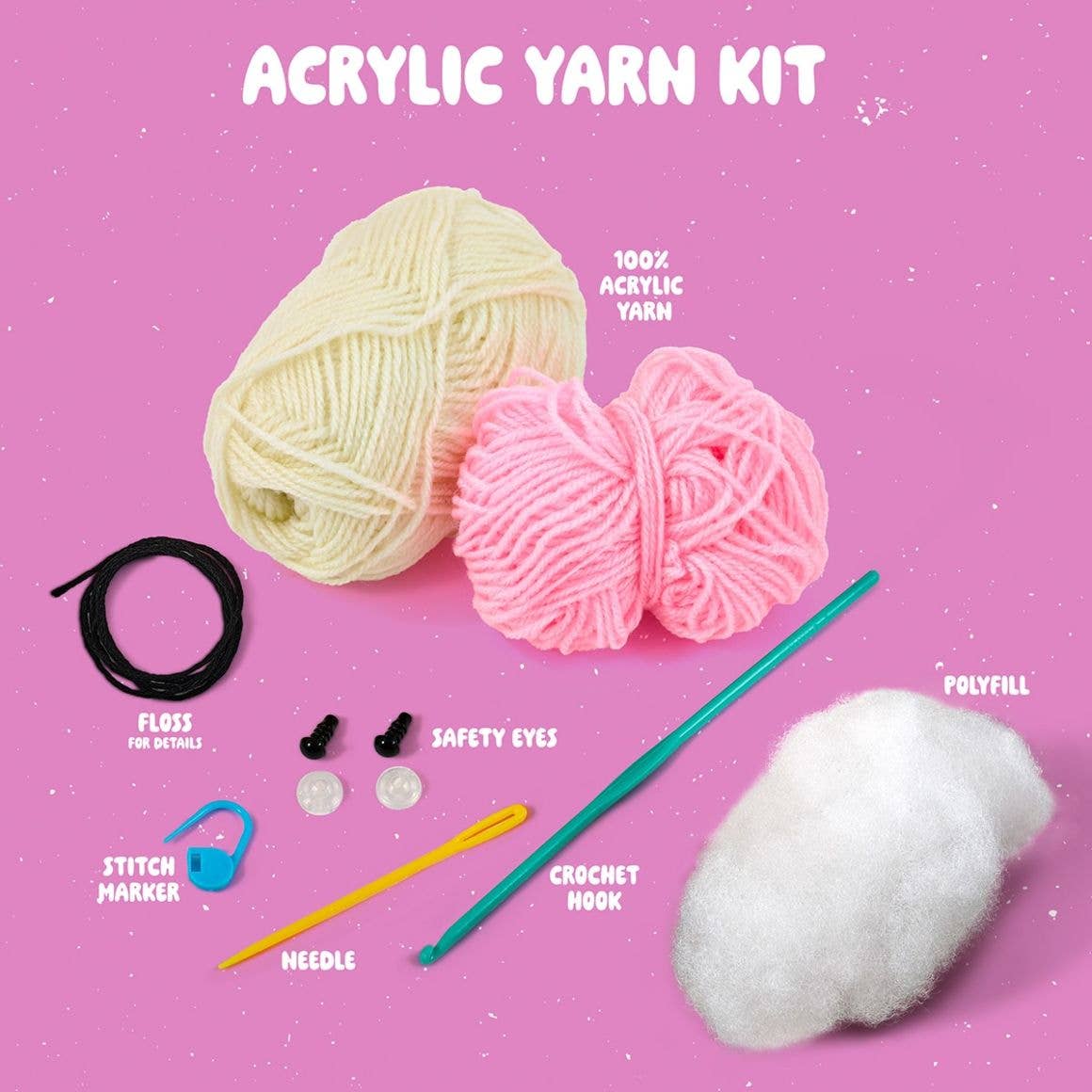 Bucilla ® Amigurumi Crochet Kit - Cate the Cake 5"