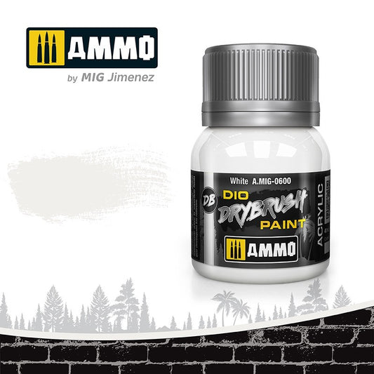 AMMO WHITE DRYBRUSH 0600