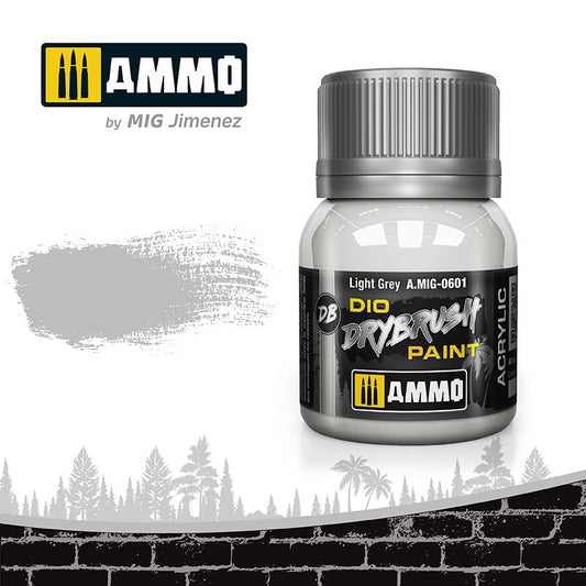 AMMO LIGHT GREY DRYBRUSH 0601