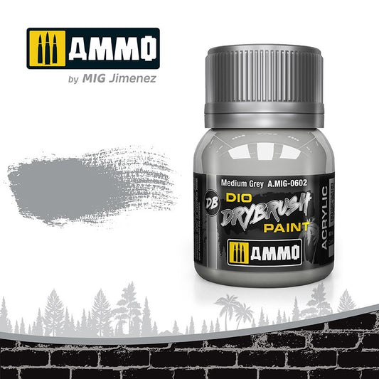 AMMO MEDIUM GREY DRYBRUSH 0602