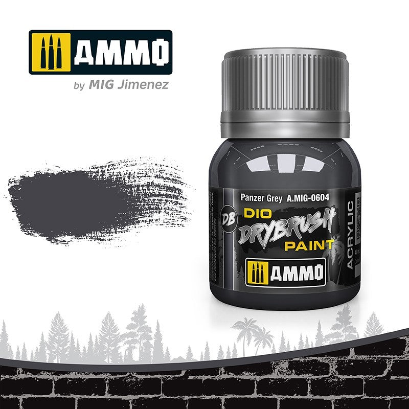 AMMO PANZER GREY DRYBRUSH 0604