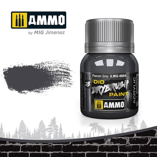 AMMO PANZER GREY DRYBRUSH 0604