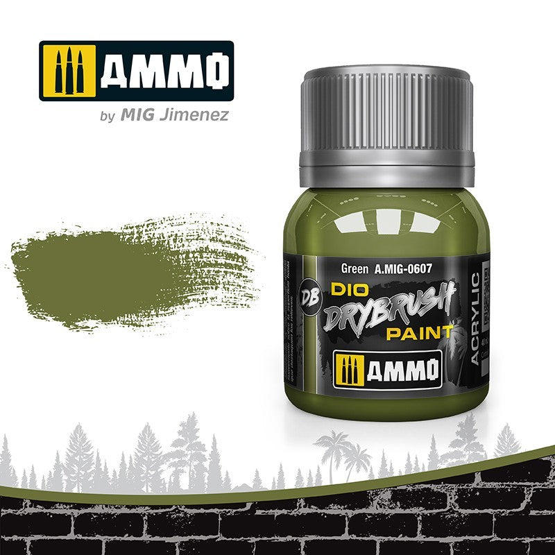 AMMO GREEN DRYBRUSH 0607